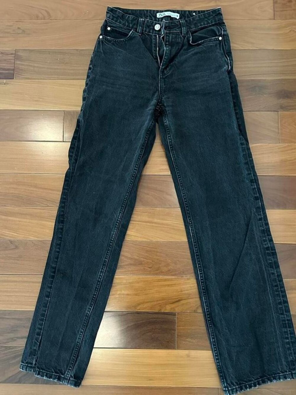 Zara Black Denim Jeans Size 0